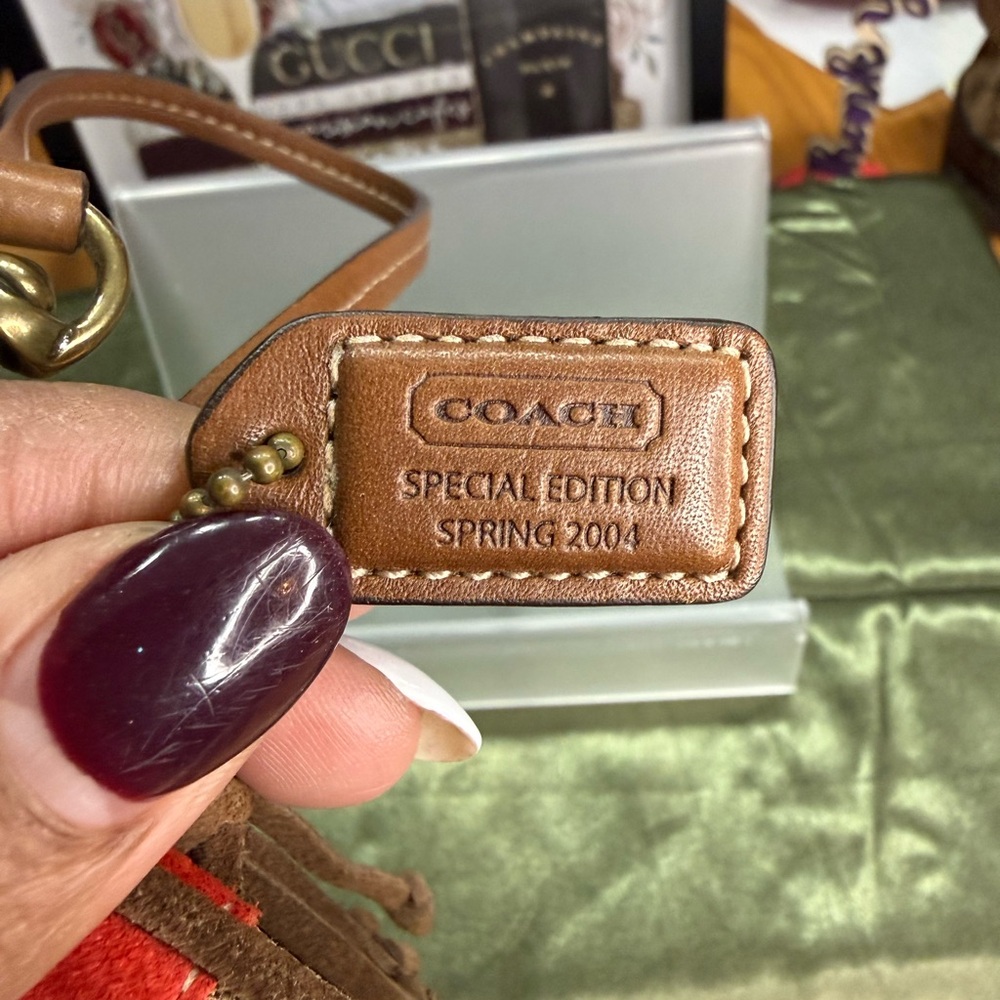 Coach Poppy for Peace Special Edition Wristlet - Picture 3 of 14